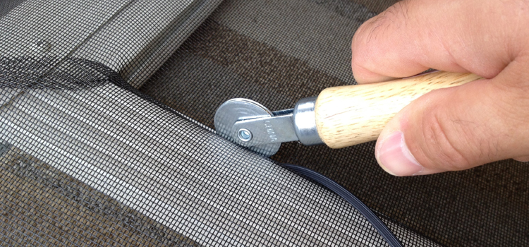 metal screen door repair in Newman
