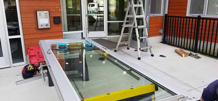 storefront door glass replacement Newman